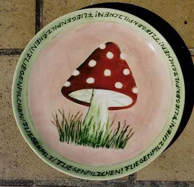 Keramik: Fliegenpilz